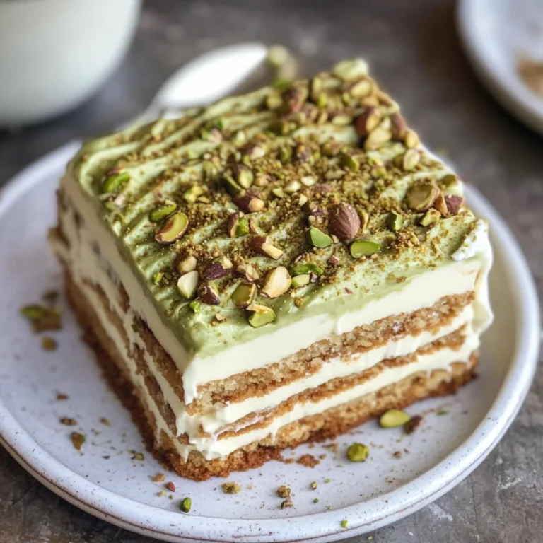 Pistachio Tiramisu