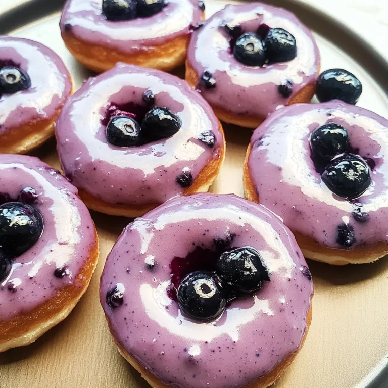 Wild Blueberry Cake Donuts