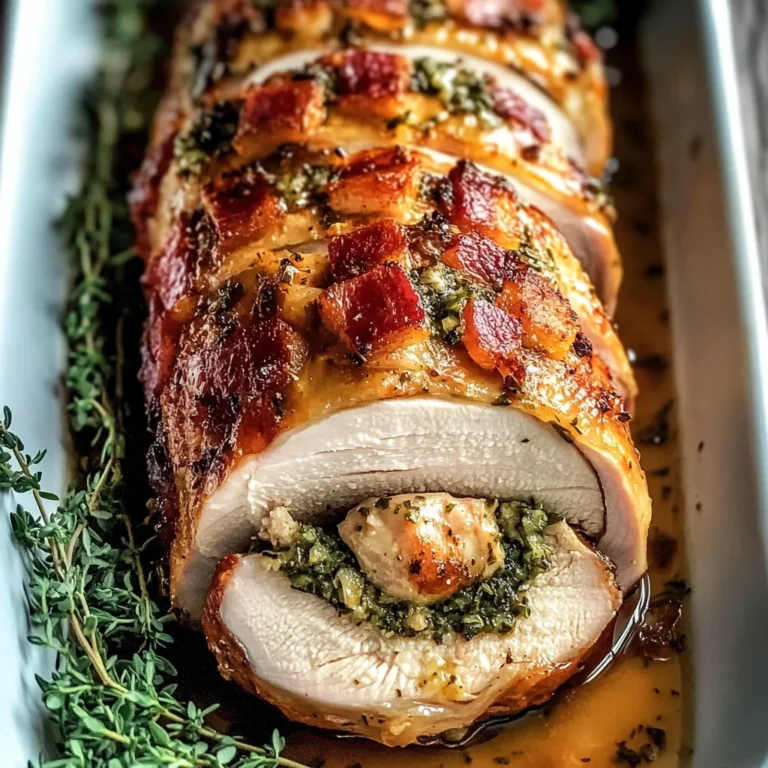 Best Christmas Stuffed Turkey Breast