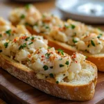 Garlic Butter Crab Toasts