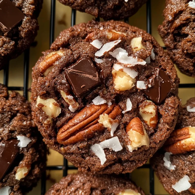 German Chocolate Cookies
