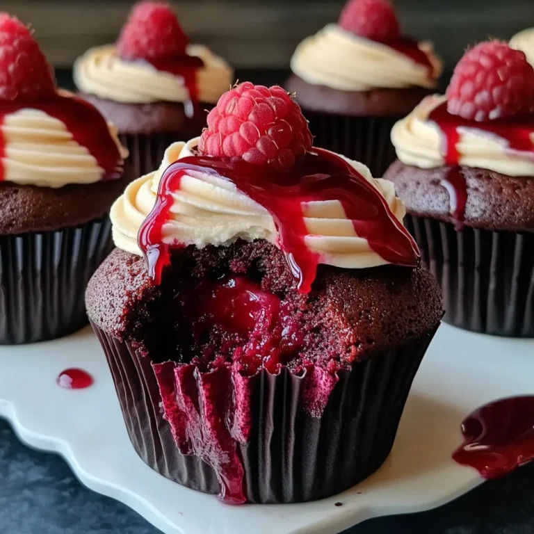 Halloween Vampire Bite Cupcakes