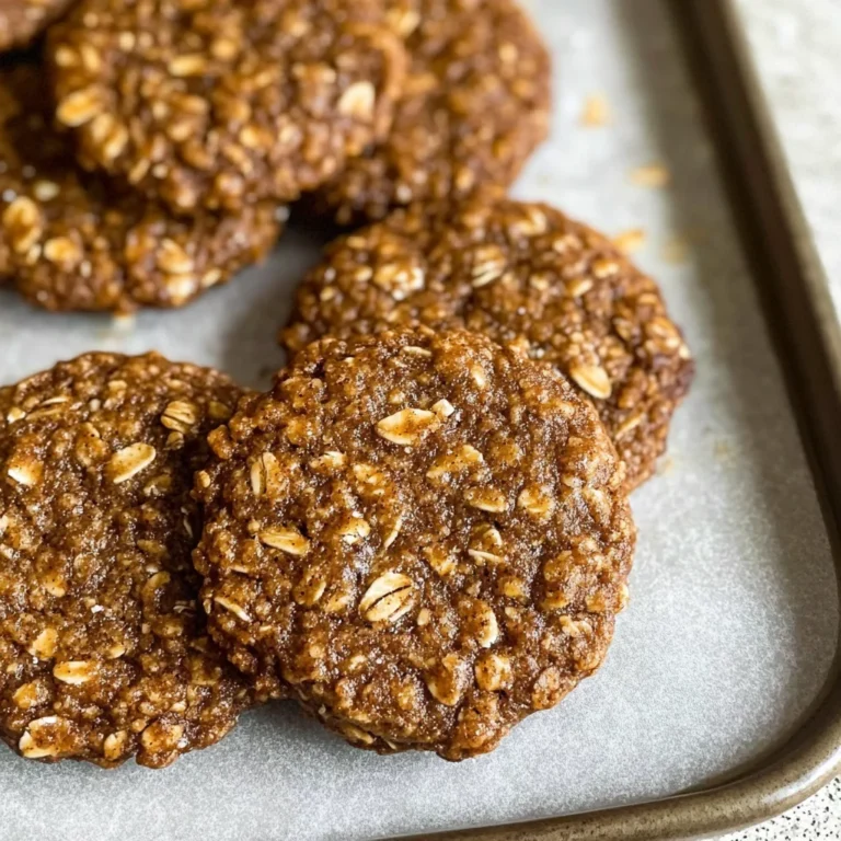 Healthy Gingerbread Oatmeal Breakfast Cookies