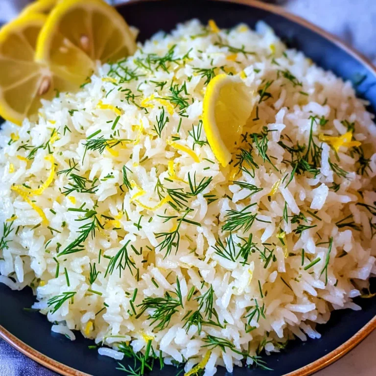 Mediterranean Basmati Rice with Lemon & Dill