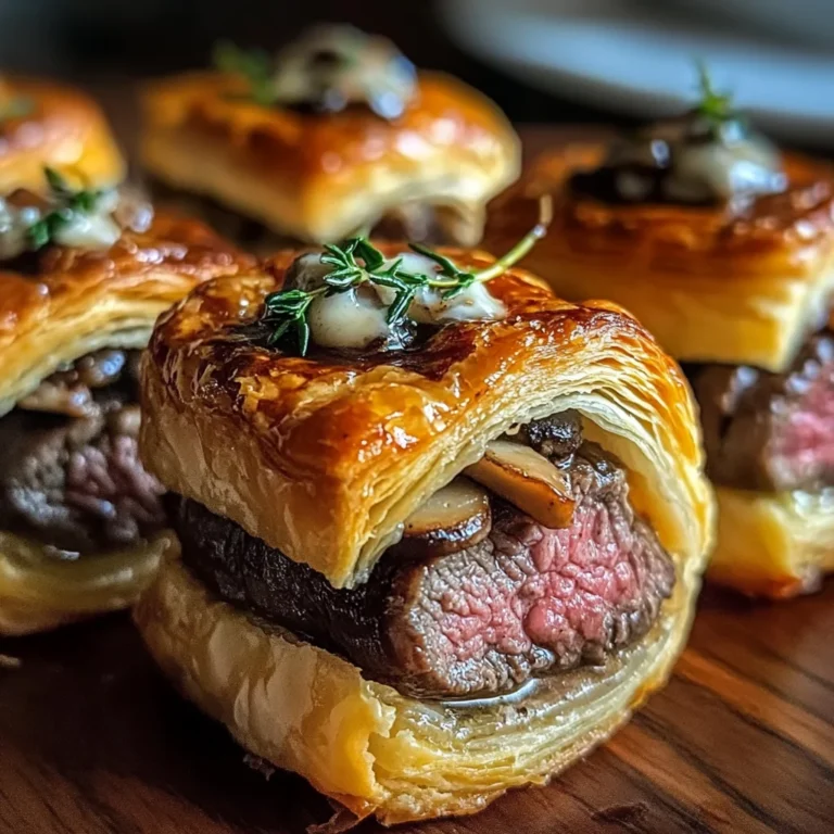 Mini Beef Wellington Bites
