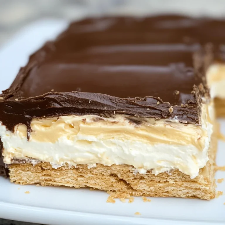 No-Bake Chocolate Eclair Cake Recipe