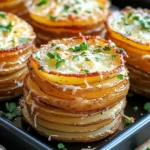 Parmesan Potato Stacks: The Perfect Party Side Dish