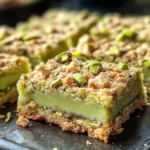 Pistachio Dream Cookie Bars