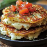 Potato and Onion Cheese Pancakes