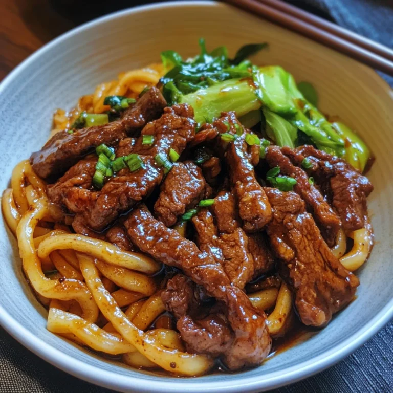 Simple Black Pepper Beef Udon