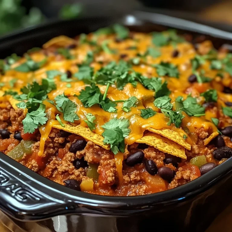 Slow Cooker Taco Casserole