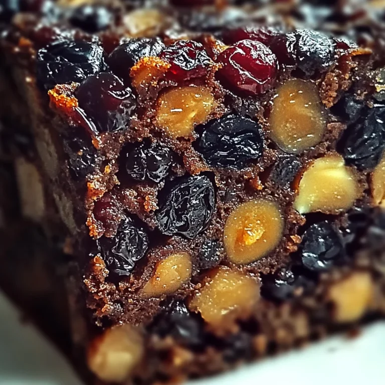Traditional Rum-Soaked Fruit Cake