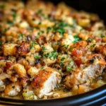 Crock Pot Chicken and Stuffing Dinner