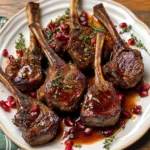 Fancy Pomegranate Lamb Chops