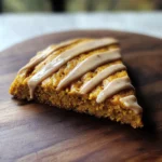 Fresh Milled Pumpkin Scones with Spiced Pumpkin Drizzle