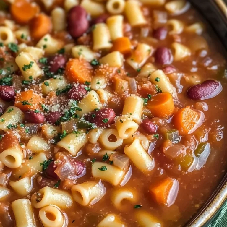 Olive Garden Copycat Pasta E Fagioli Slow Cooker Soup