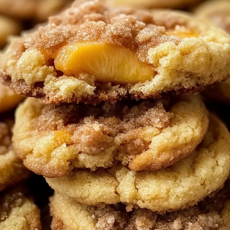 Peach Cobbler Cookies