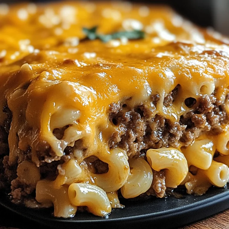 The BEST Mac and Cheese Meatloaf Casserole