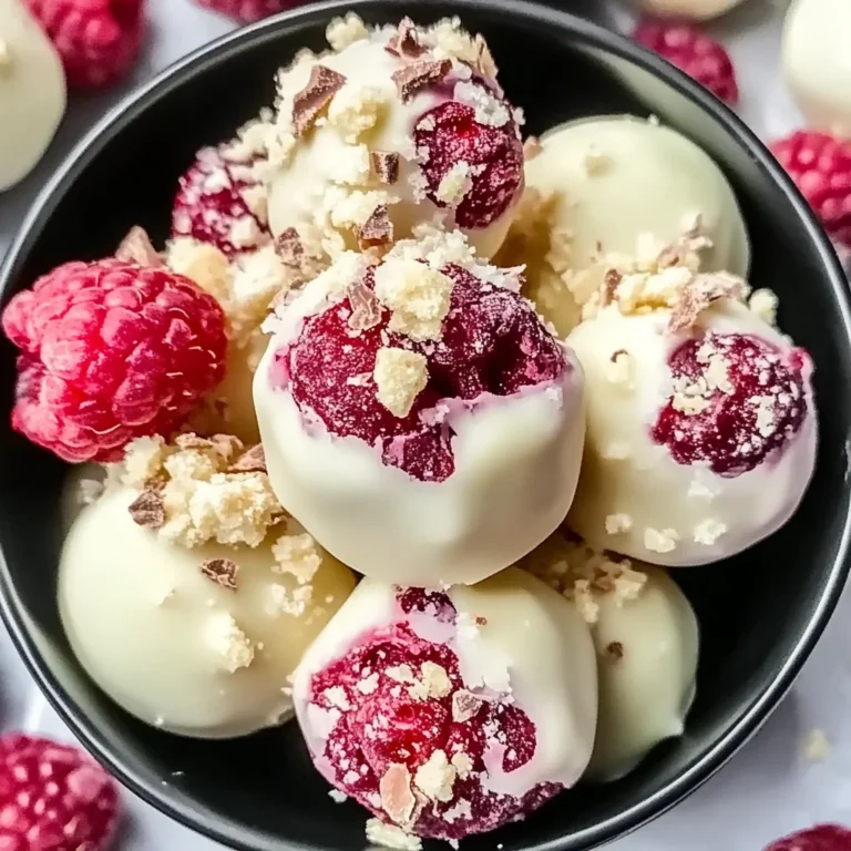 White Chocolate Raspberry Cheesecake Balls